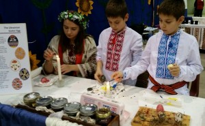 Intl Festival 2014 three pysanka writers