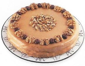 Coffee Walnut Torte