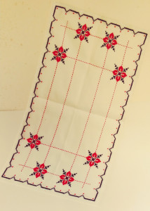 Embroidered cloth